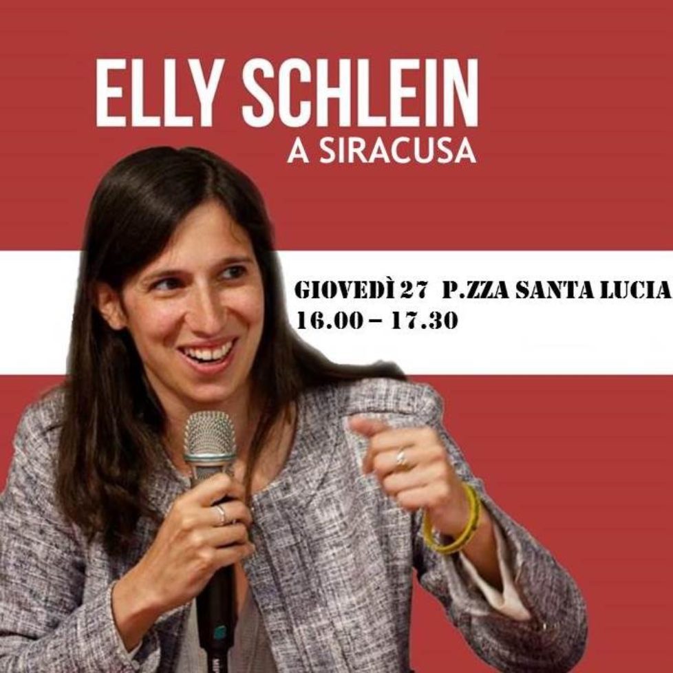 Elly Schlein Siracusa 2018